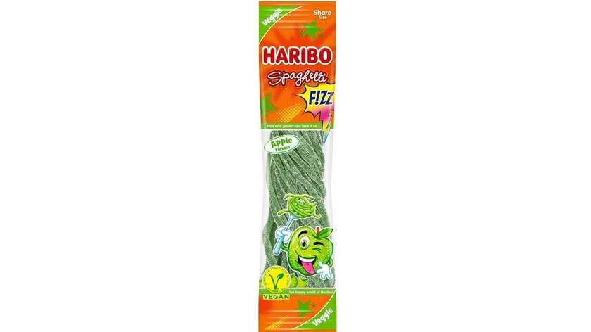 Haribo Spaghetti Fizz Apple 200G