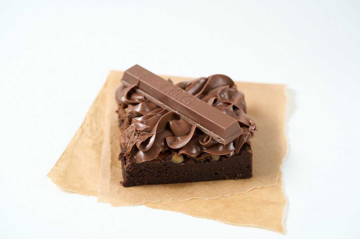 Nutella & KitKat Brownie