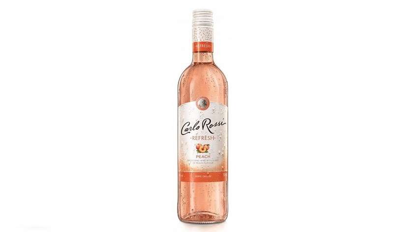 Carlo Rossi Refresh Peach  słodkie 0,75L