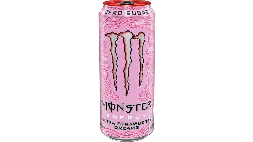 Monster Ultra Strawberry 0,5L zero cukru