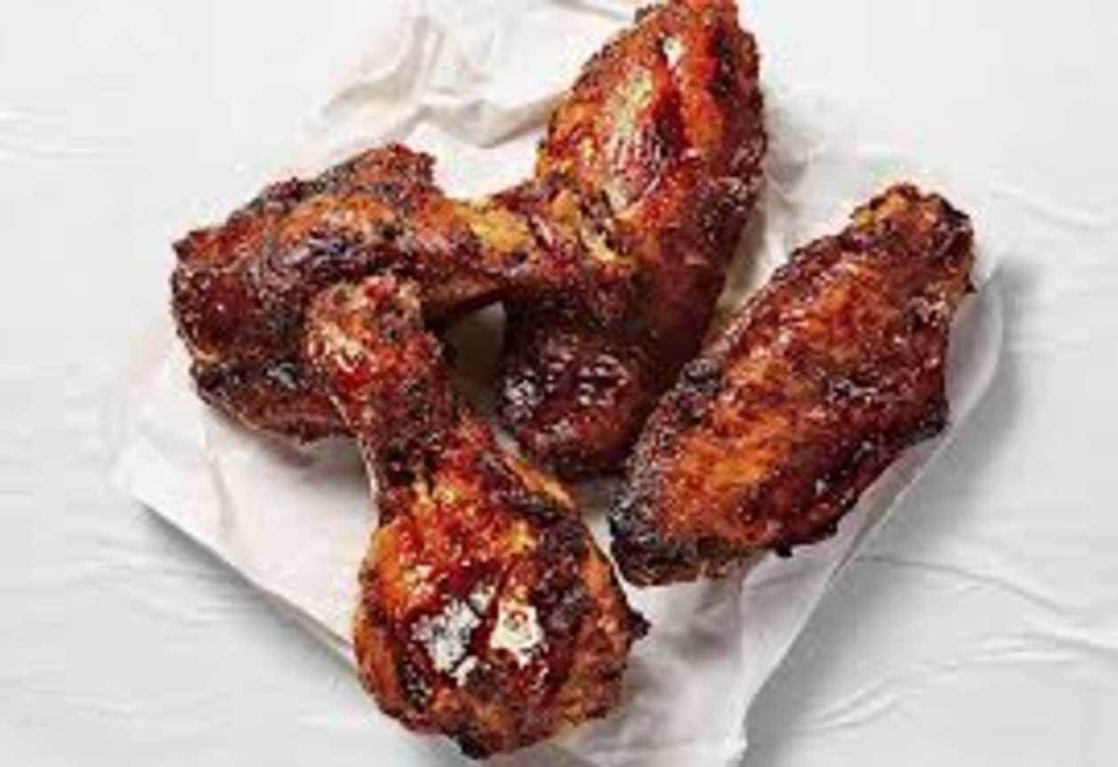 BBQ Chicken Wings (4Pcs)