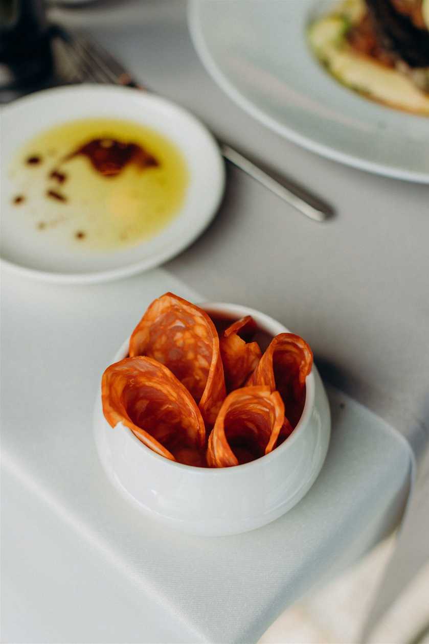 NEW - Chorizo, romanesco sauce