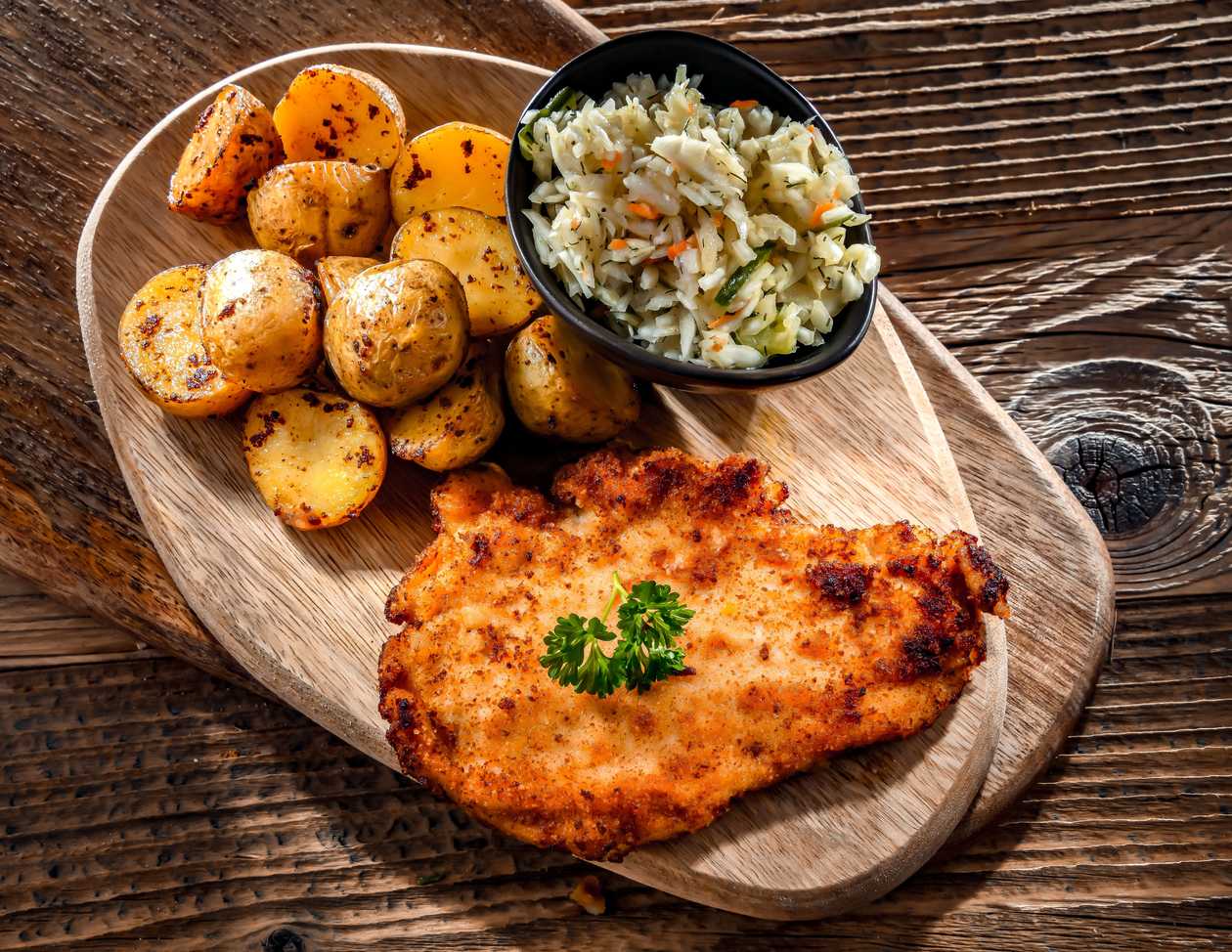 Kotlet z kurczaka bez sosu