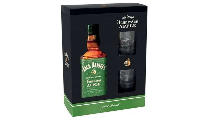 Jack Daniels Apple 0,7L + szklanki
