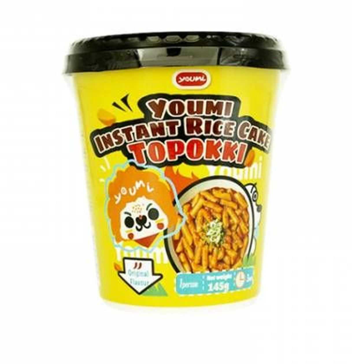 Kluski ryżowe Topokki YOUMI INSTANT (ORIGINAL), 145g