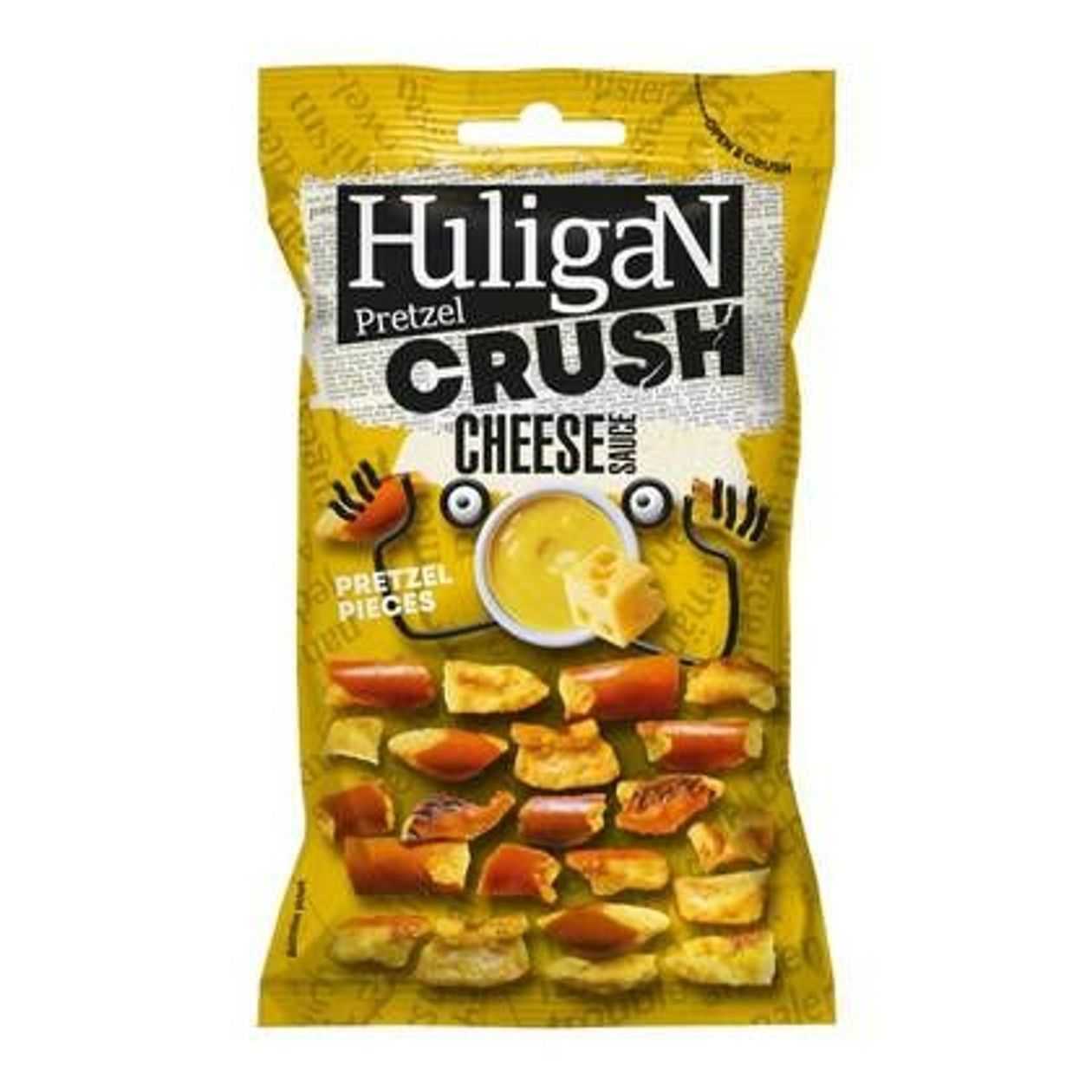 Pretzel pieces HULIGAN (CHEESE SAUCE), 65g