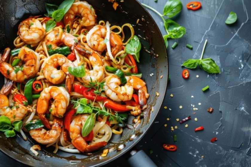 28. Shrimp with Vegetables