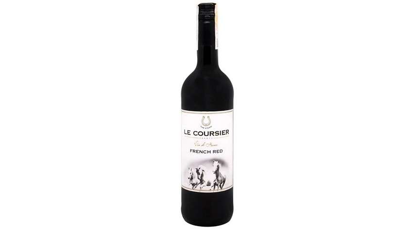 Le Coursier French Red 0,75L czerwone/półsłodkie