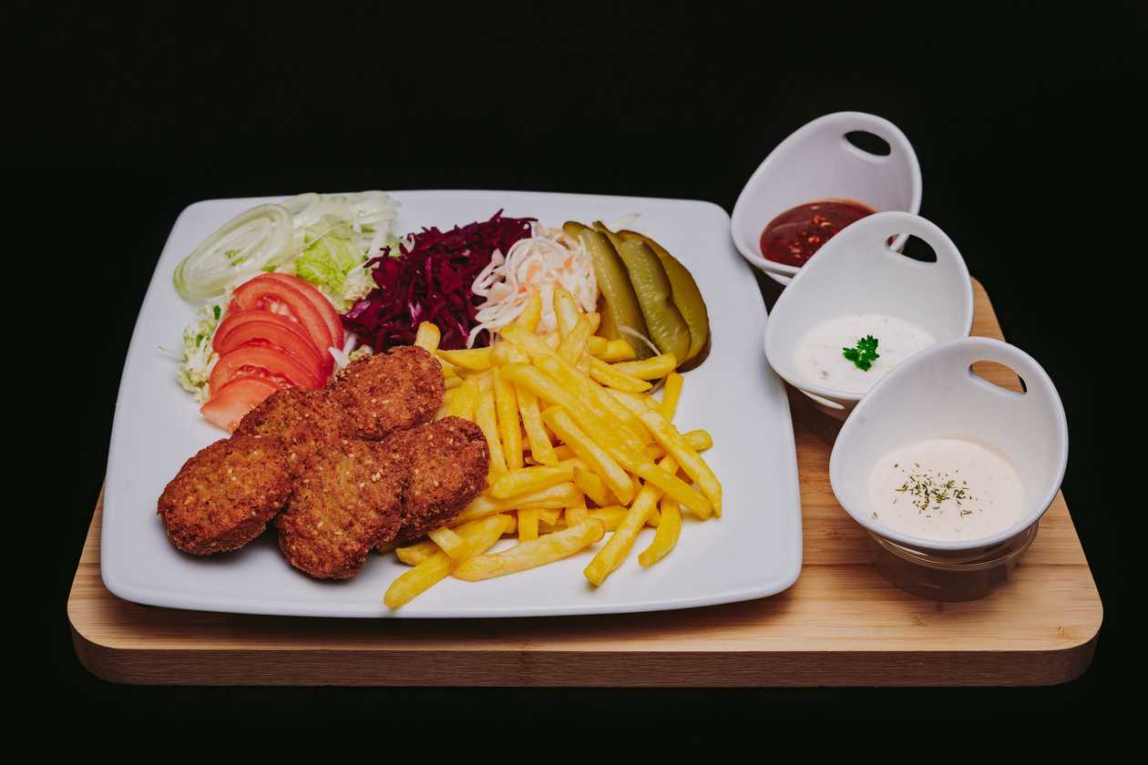 Falafel Prato Menu