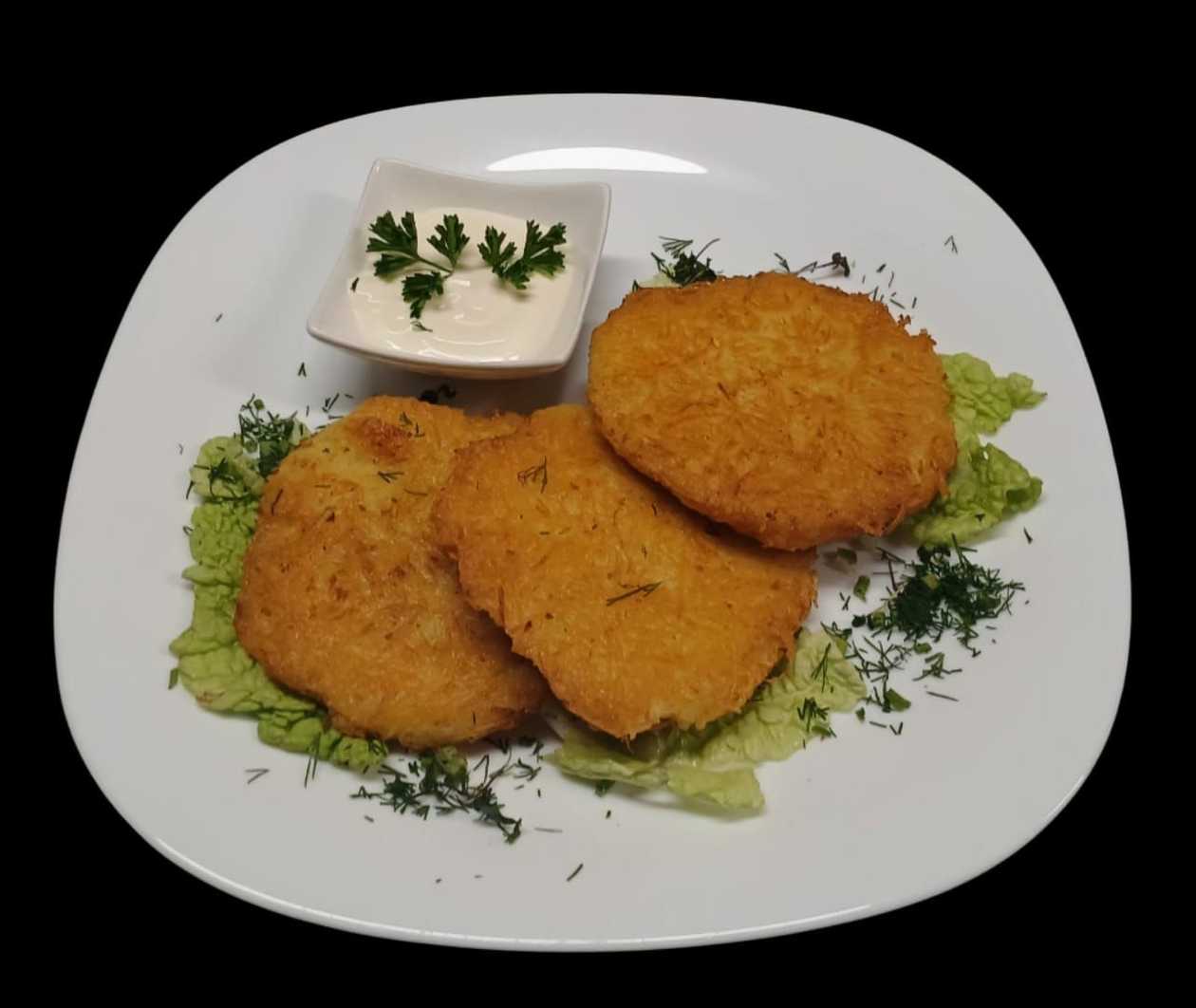 Kartupeļu pankukas ar krējumu 310 g  D, B, K