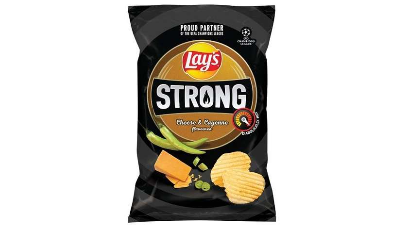 Lay's Strong Ser & Cayenne Karbowane 120 g