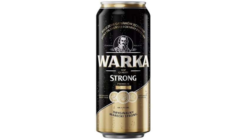 Warka Strong puszka 0,5 l kaucja