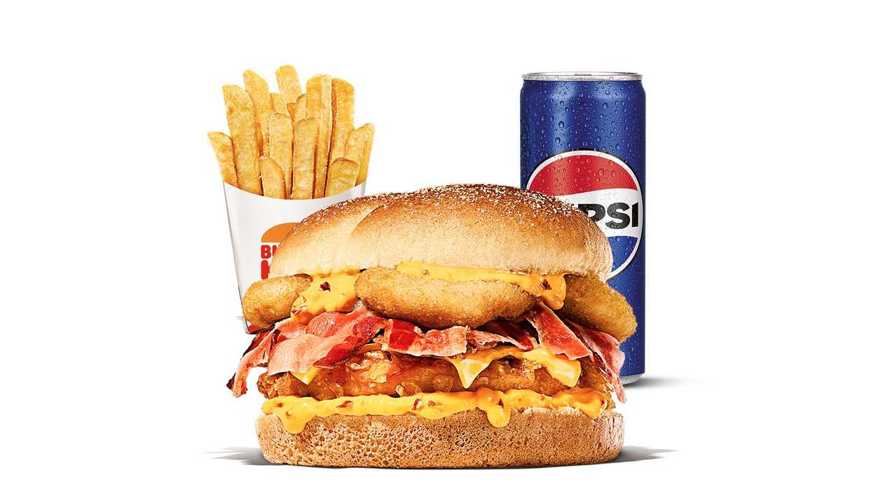Sir Bacon Chicken Burger Menu