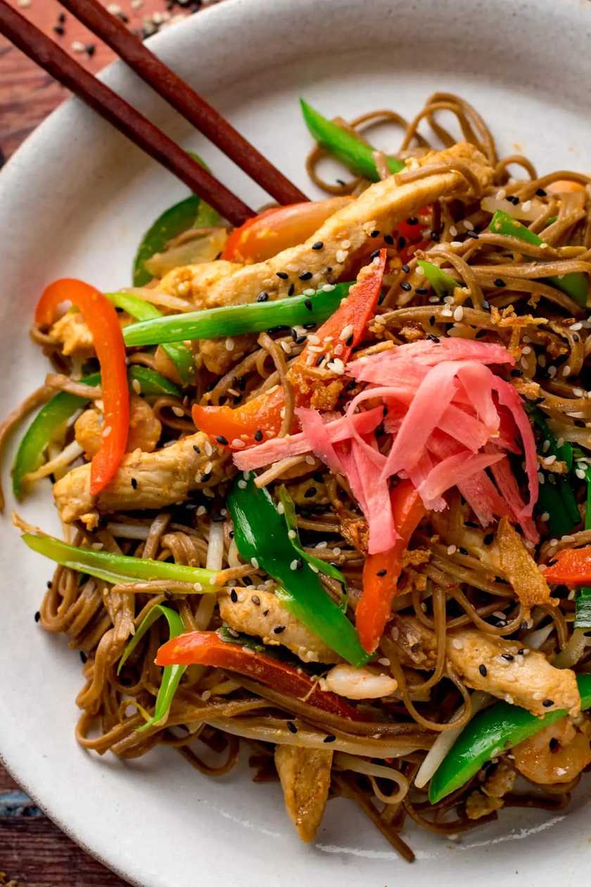 Chicken Yakisoba