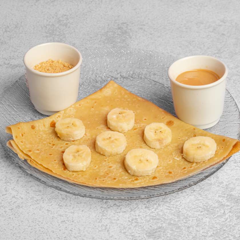 Peanut Butter Banana Crepe