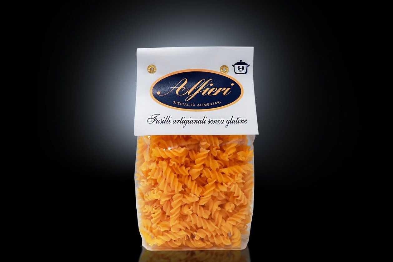 Alfieri - Paste Fără Gluten - Fusilli cu Orez si Porumb 250g