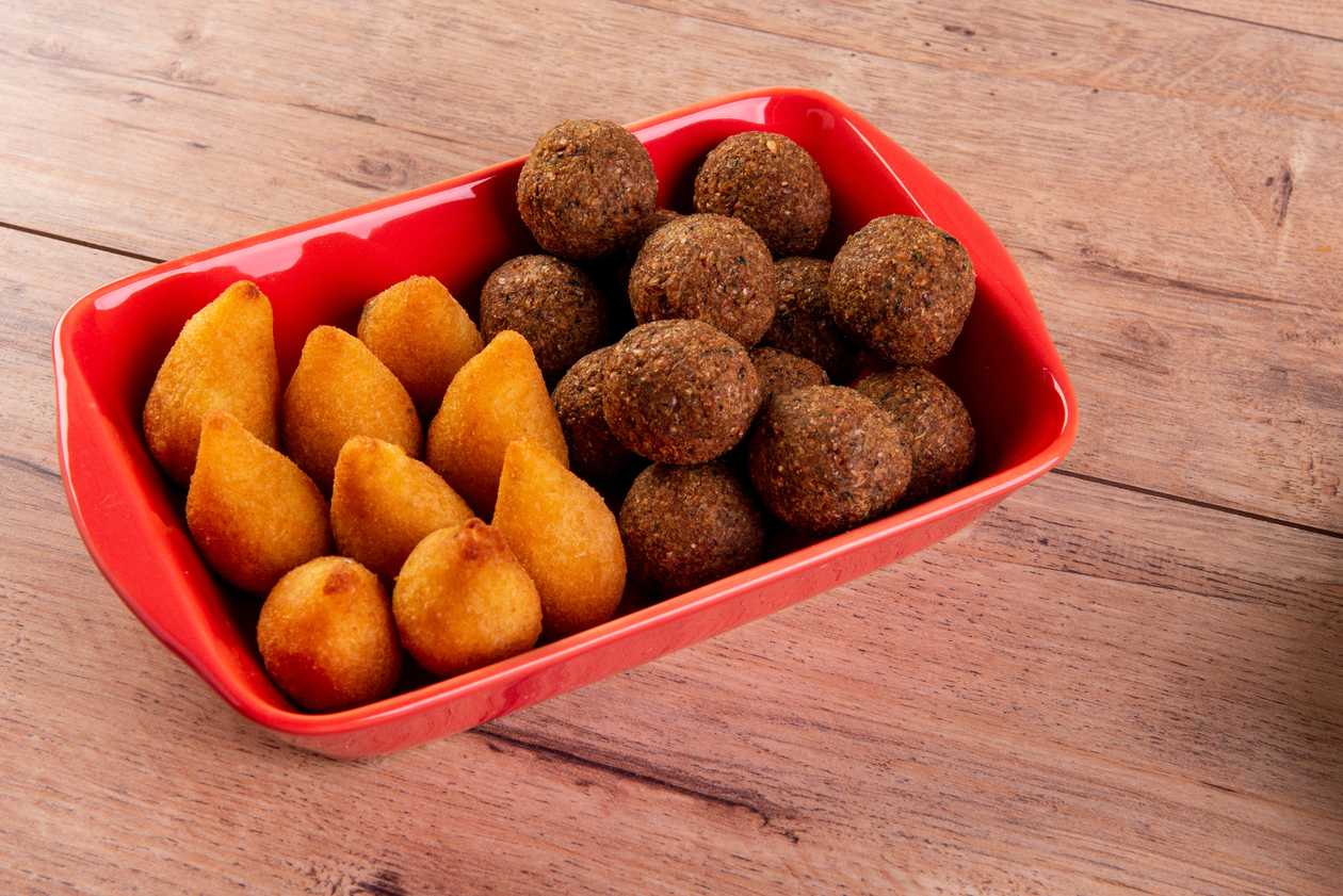 Salgadinho  coxinha 10 unidades