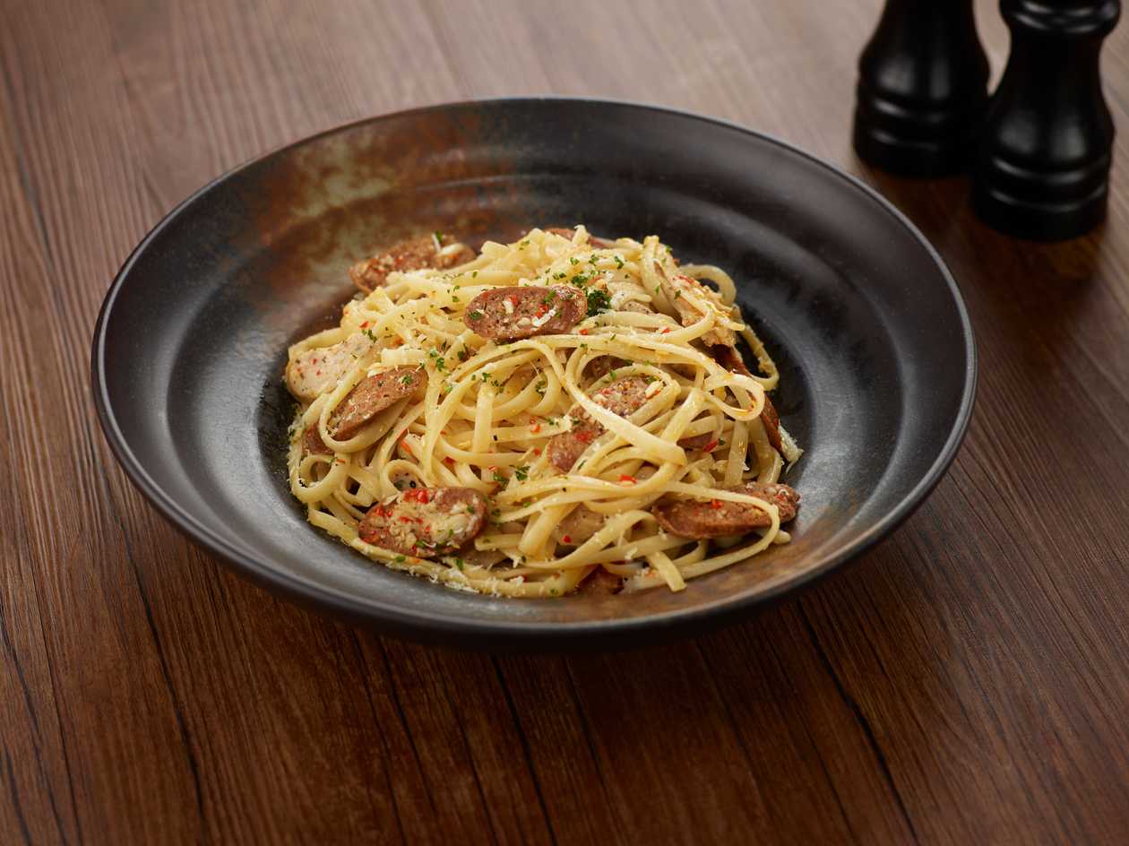 Spicy sausage pasta