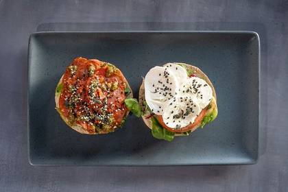 Bufala Chorizo Bagel