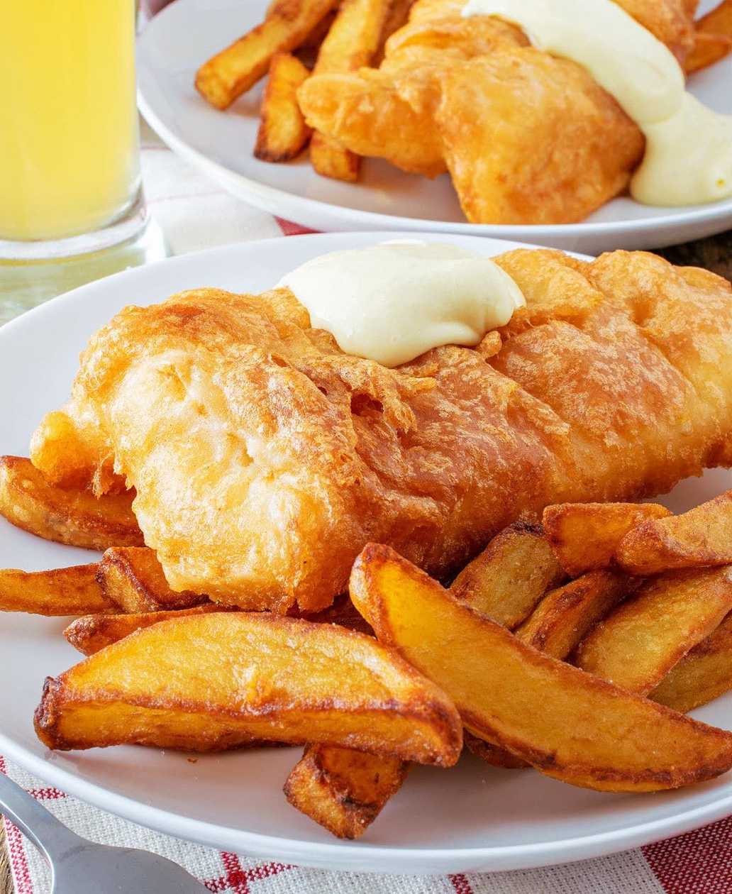 English Style Fish and Chips