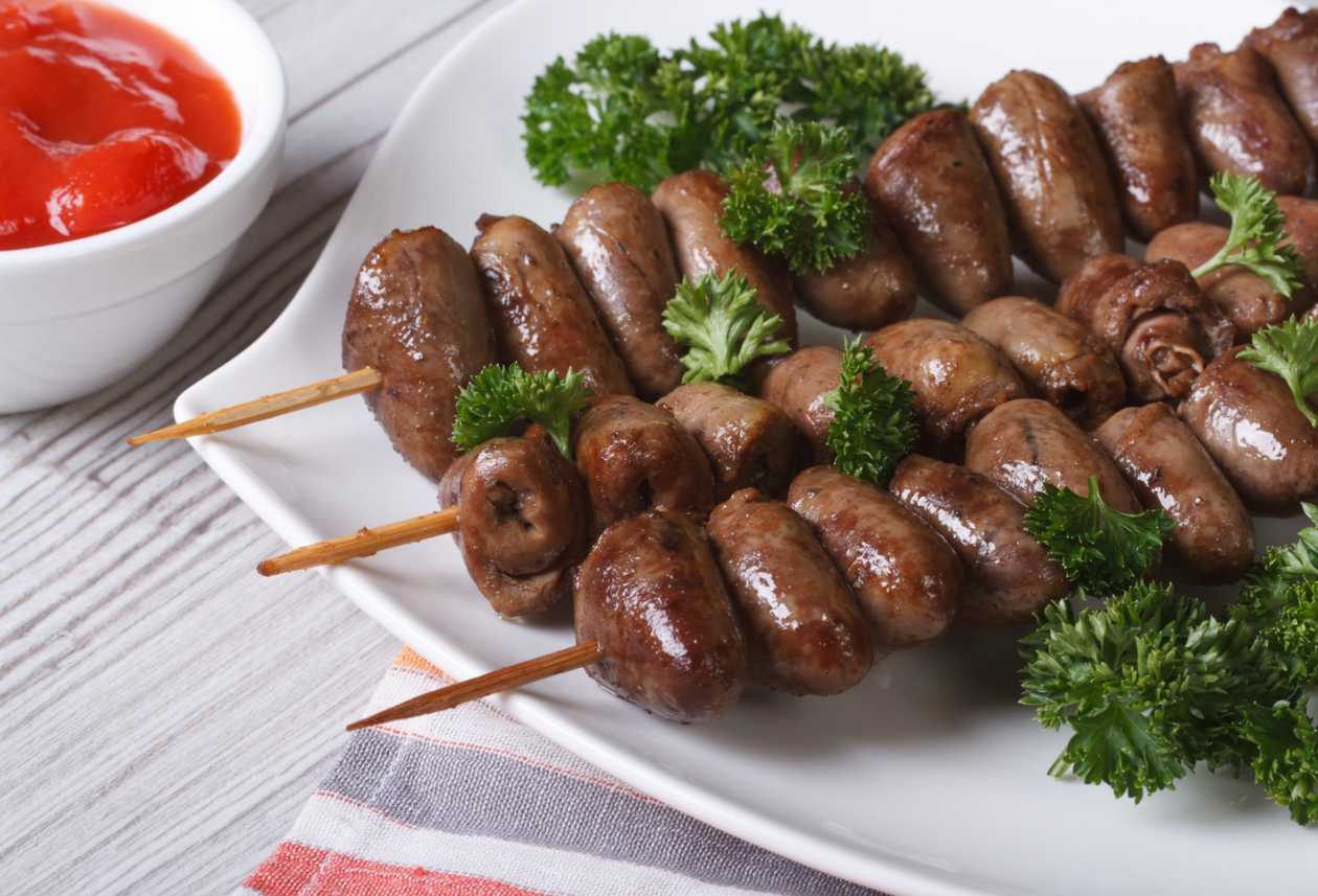 Espeto de Coração de Frango