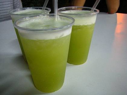 Sugarcane Juice with Ginger, Lemon, Mint