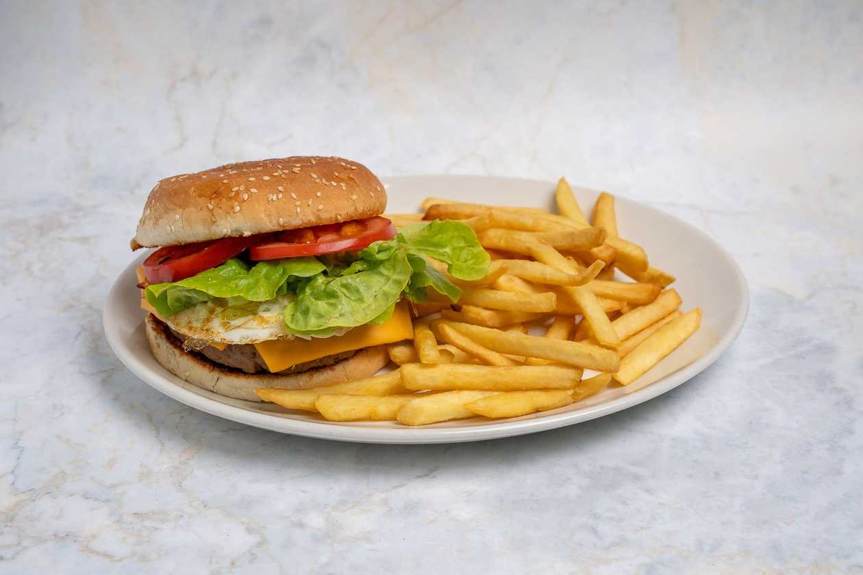 Egg and Cheese Burger
