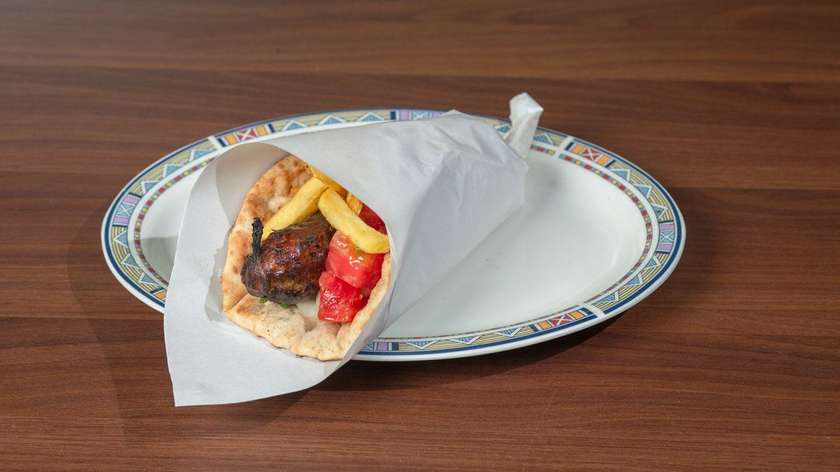Sheftalia In Greek Pita