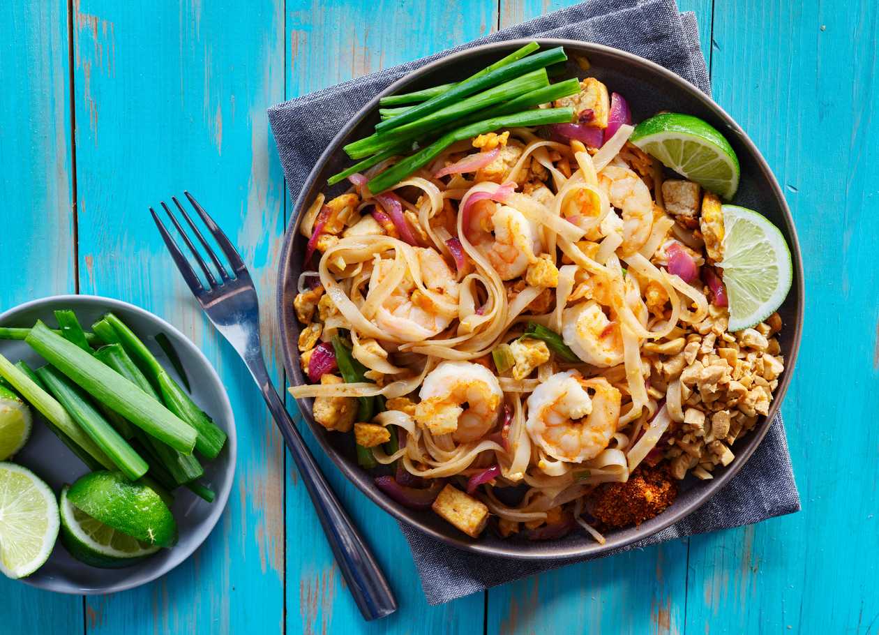 Pad Thai with Prawns