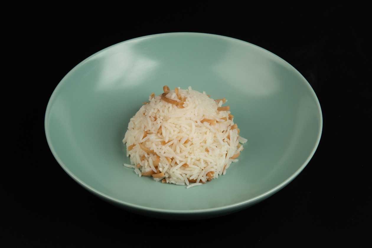 Rice with noodles