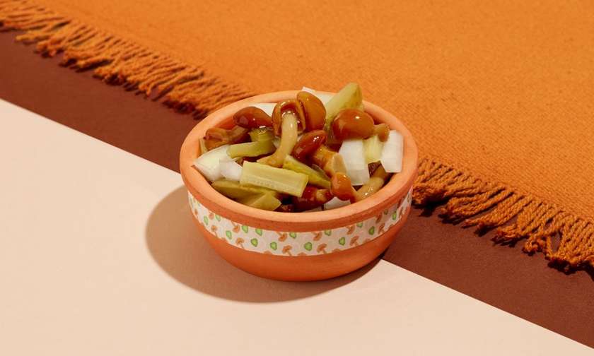 Honey Mushrooms And Pickles