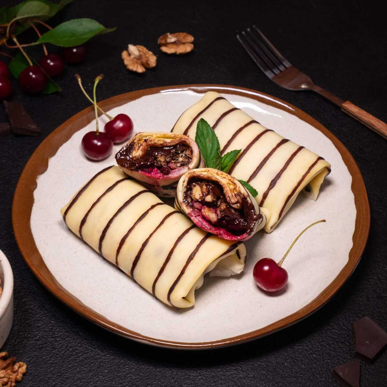 Palačinky s čokoládou a višeň 730g