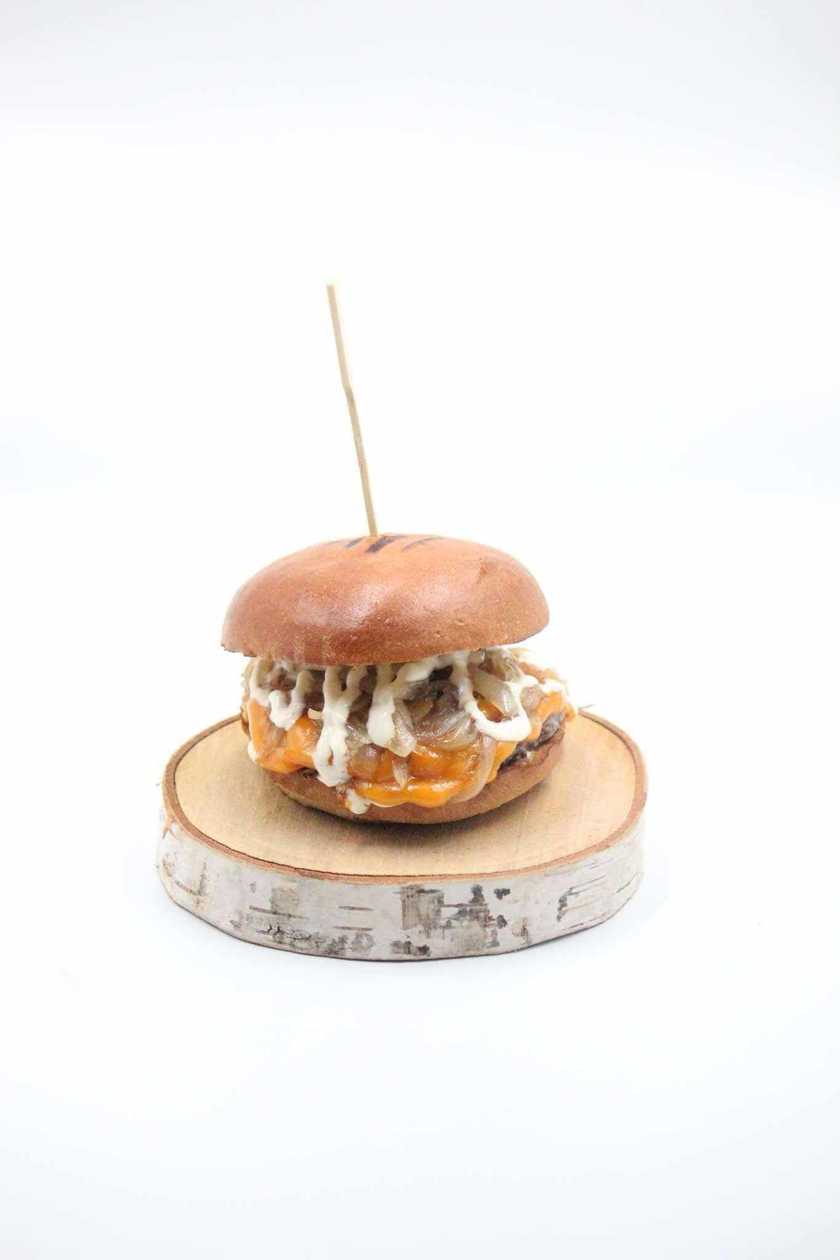 Burger with Egg and Bacon