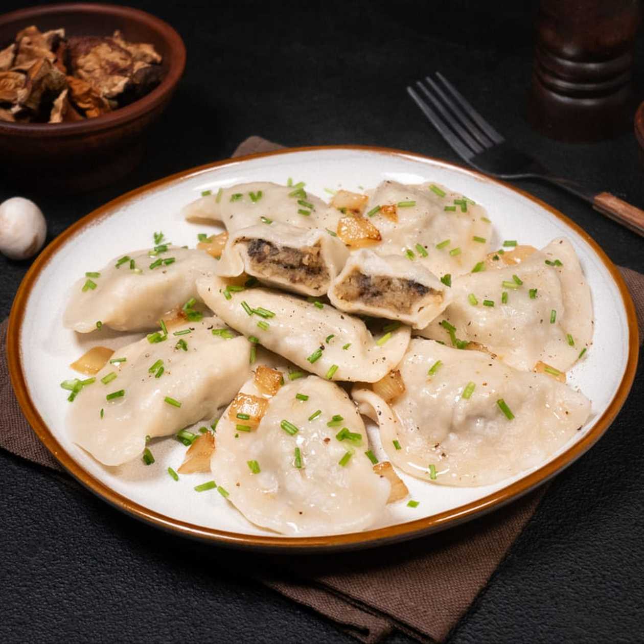 Varenyky s bramborami a houbami 530g