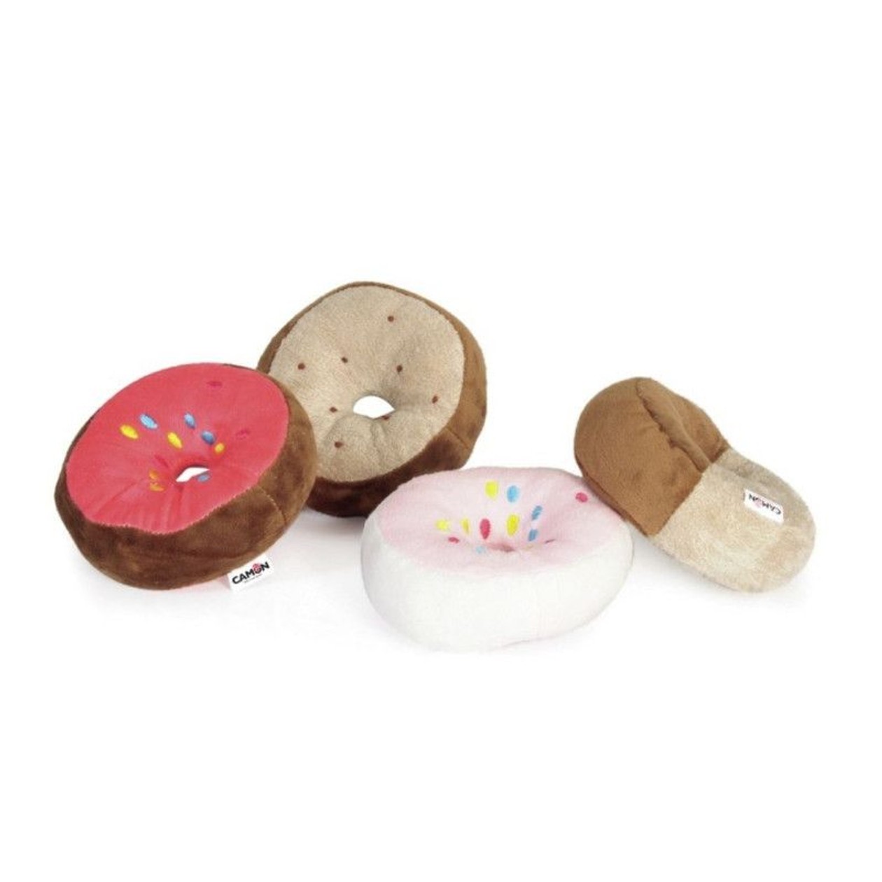 Camon Donuts spurgos formos minkštas žaislas šunims    1 vnt. 9108
