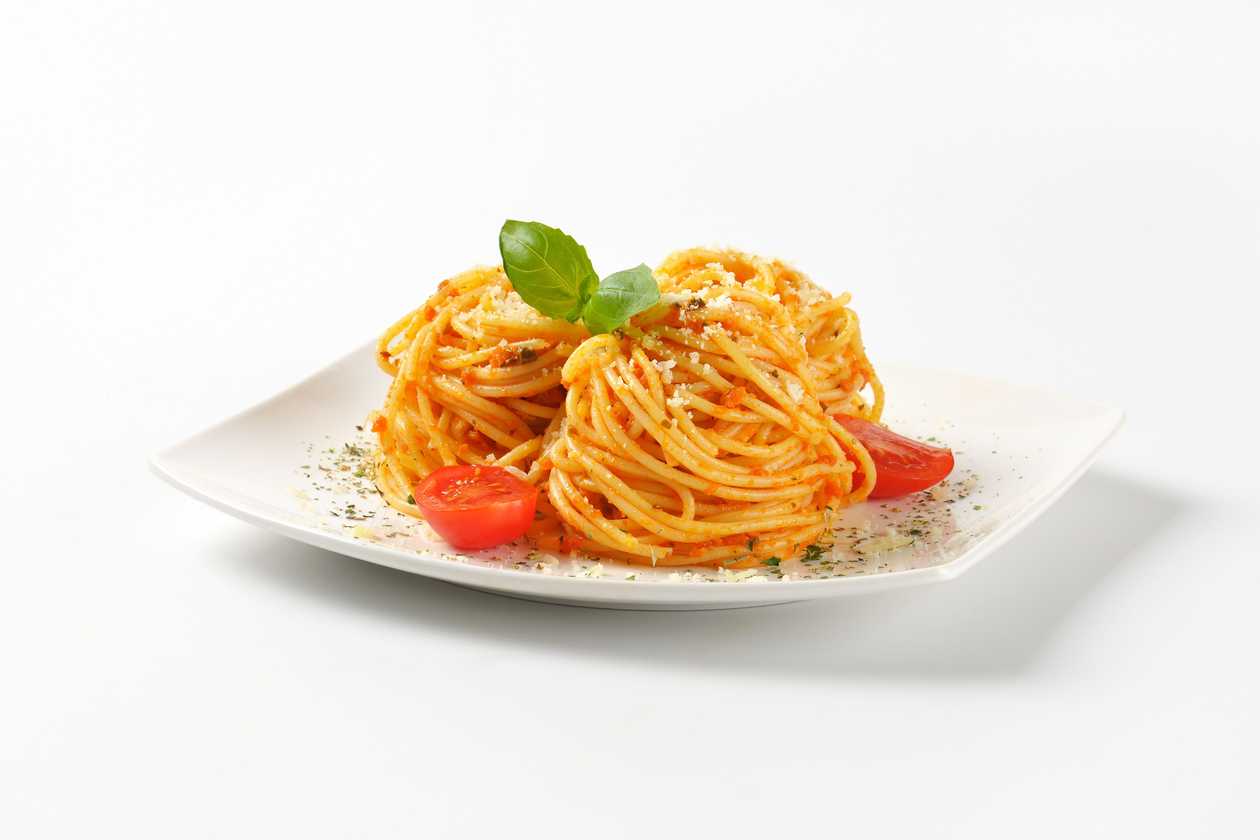 Spaghetti 100 G - tomato with mozzarella (7)