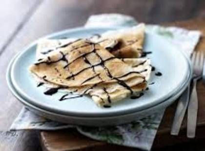 Crepes with chocolate
