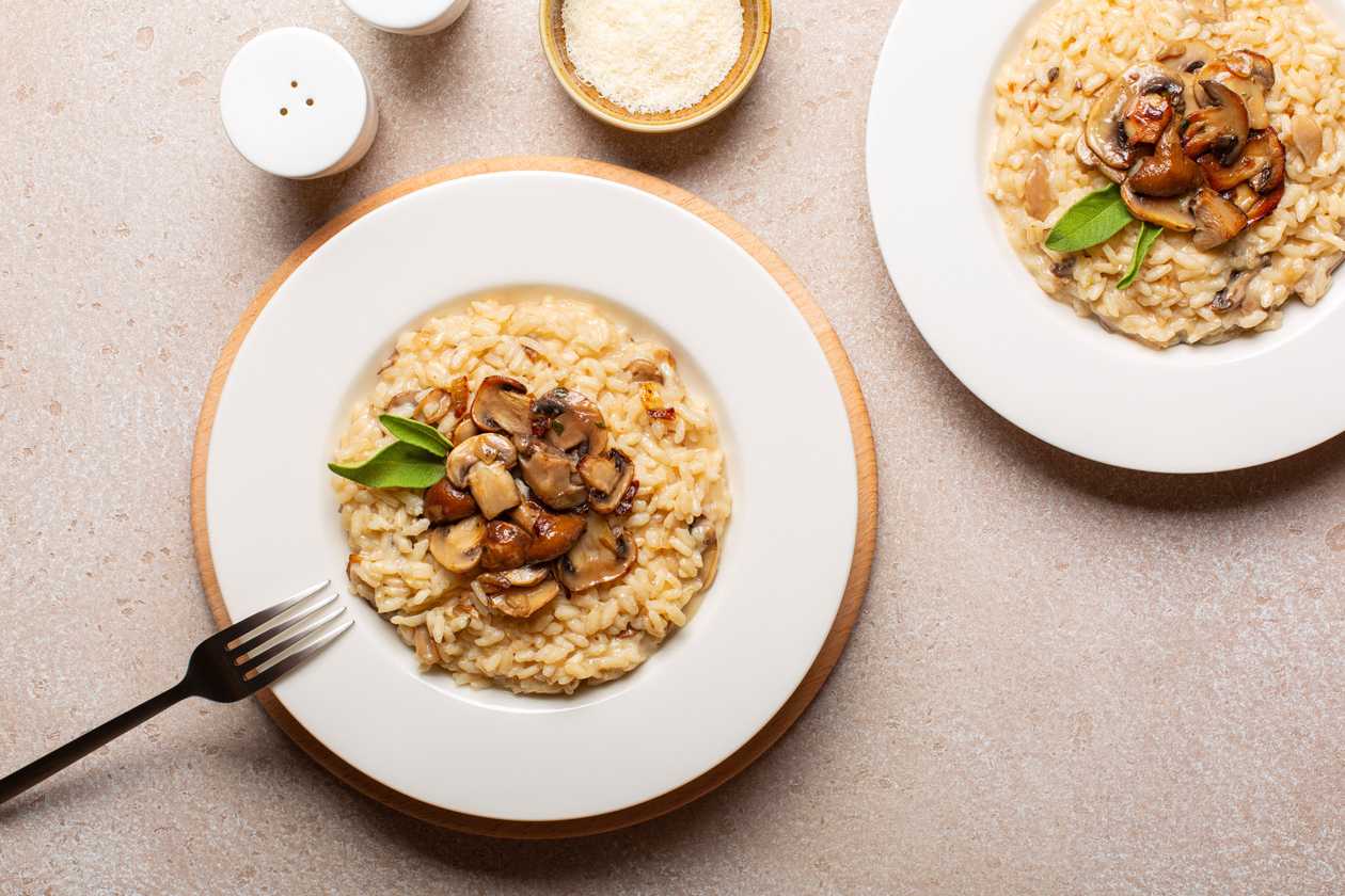 Risotto Con Panna E Funghi 350 G