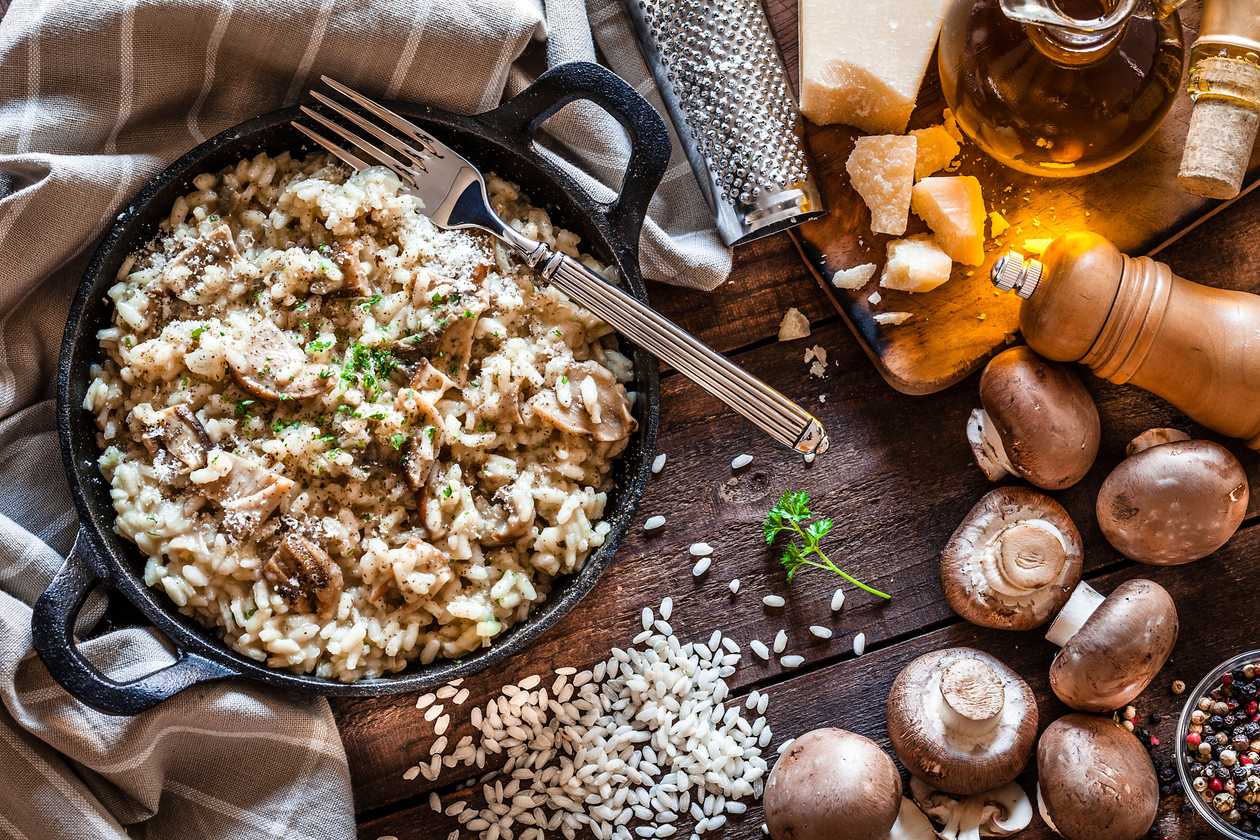 Risotto fungi porcini