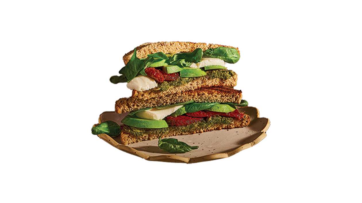 Tost z mozzarellą i awokado