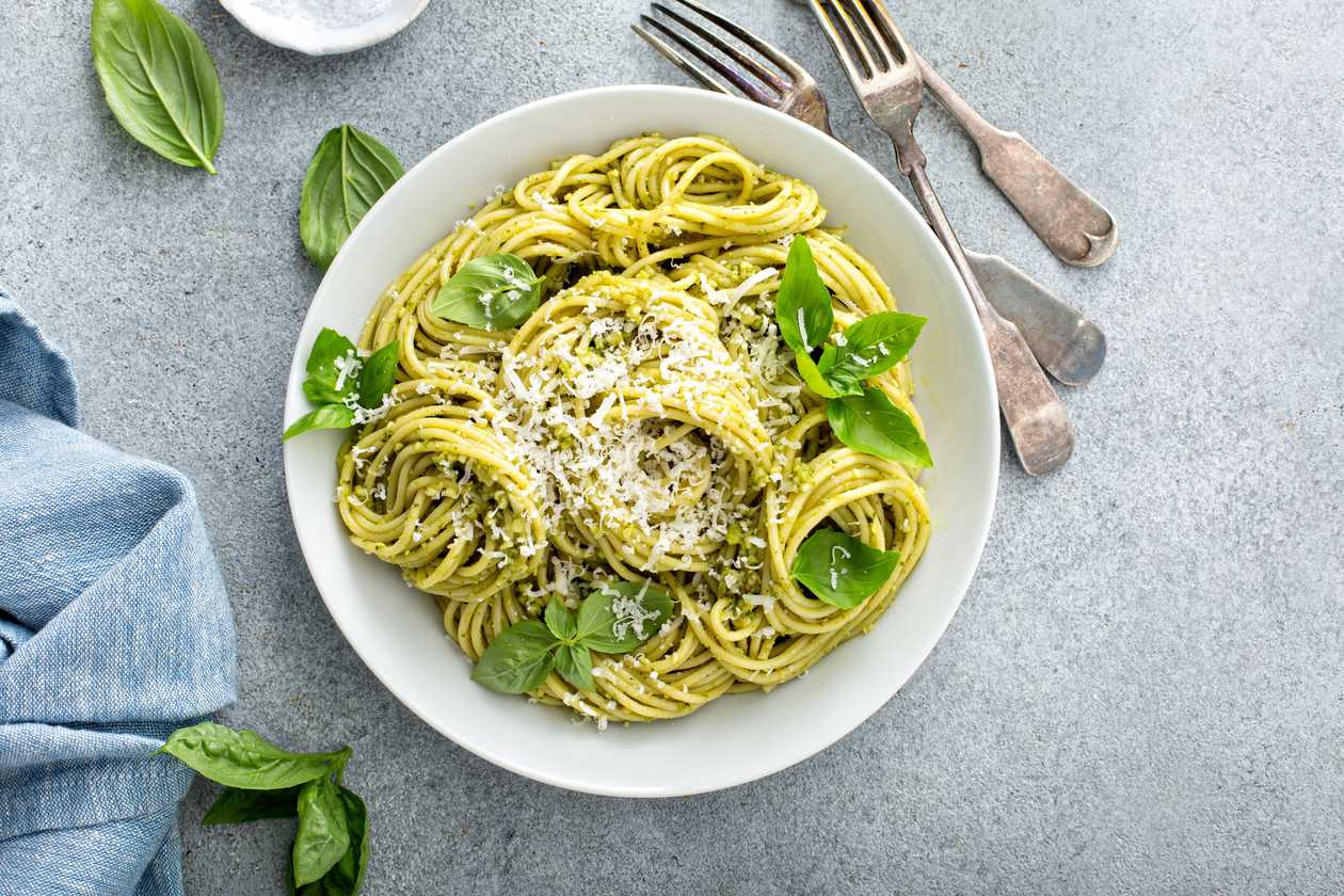 Pesto Spaghetti or Penne Pasta