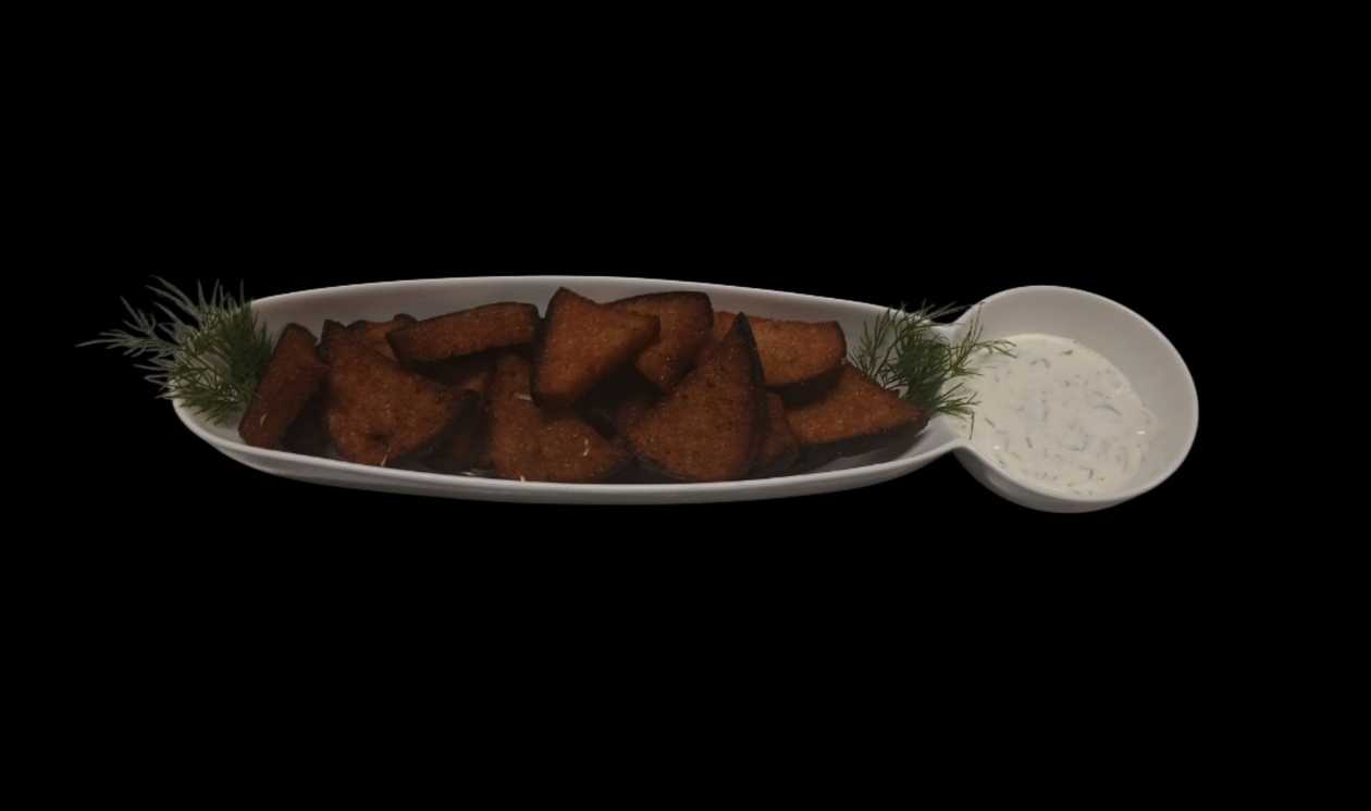 Grauzdiņi ar ķiploku mērci 280 g B,K,D