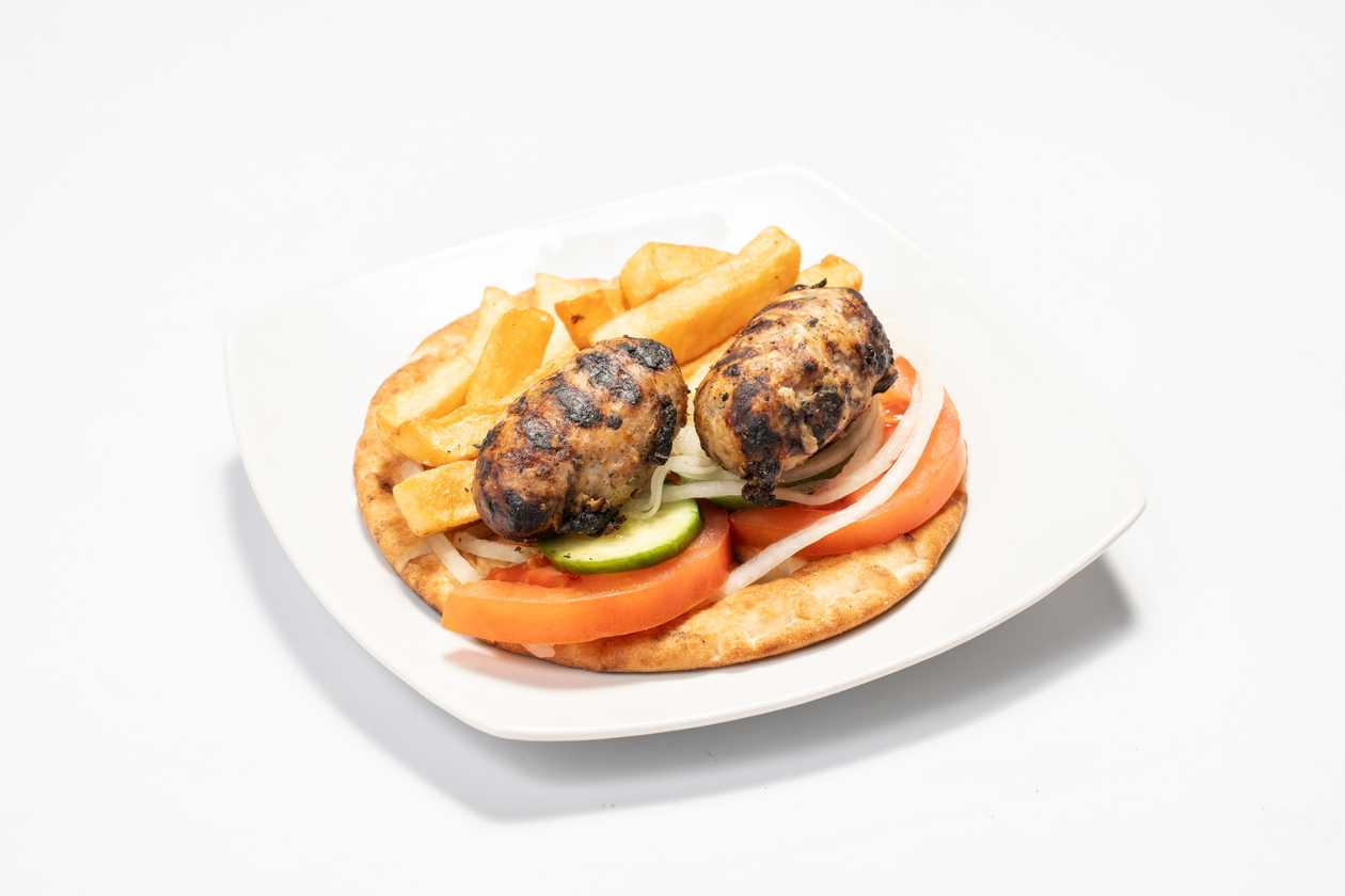 Sheftalia Greek Pita