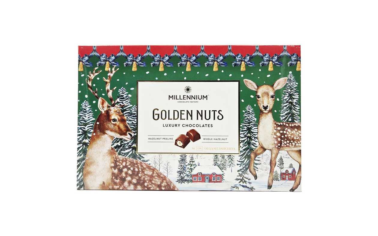 Praline ciocolata, Millennium Golden Nuts Luxury, 145g