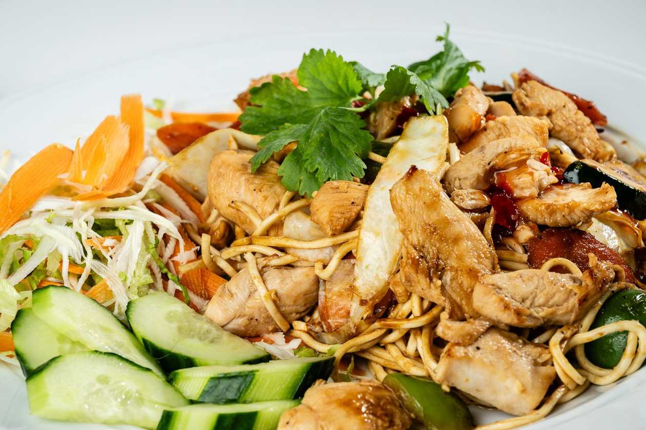 WOK with chicken