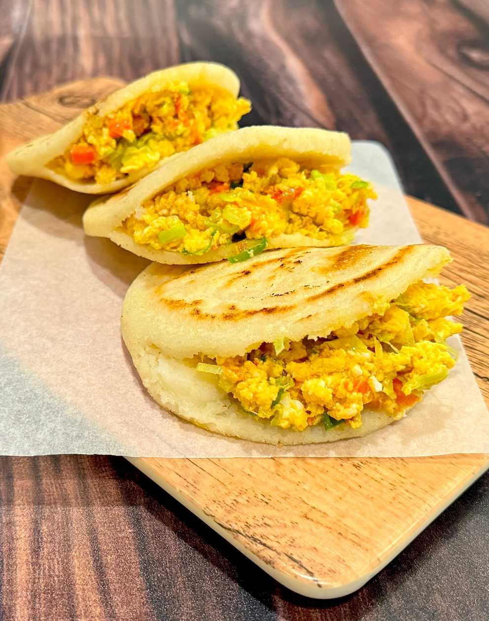 Arepa Huevos Pericos