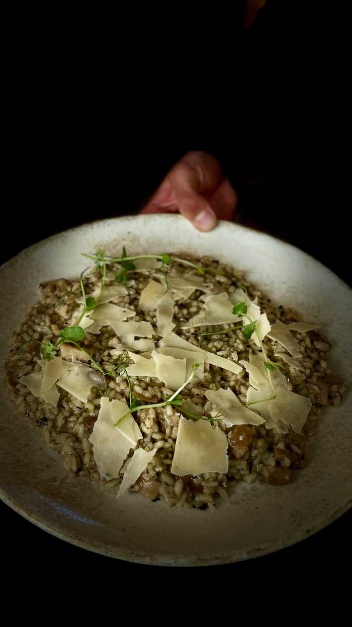 Risotto cu hribi si trufe