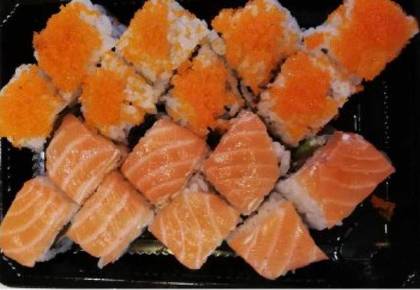 Salmon and Roe California Roll