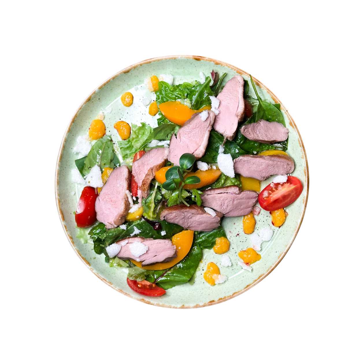 Duck and Peach Salad