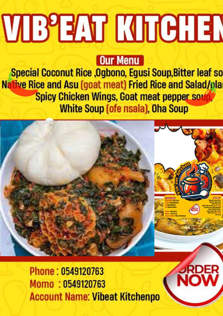 Vegetable Soup and Poundo or Semo